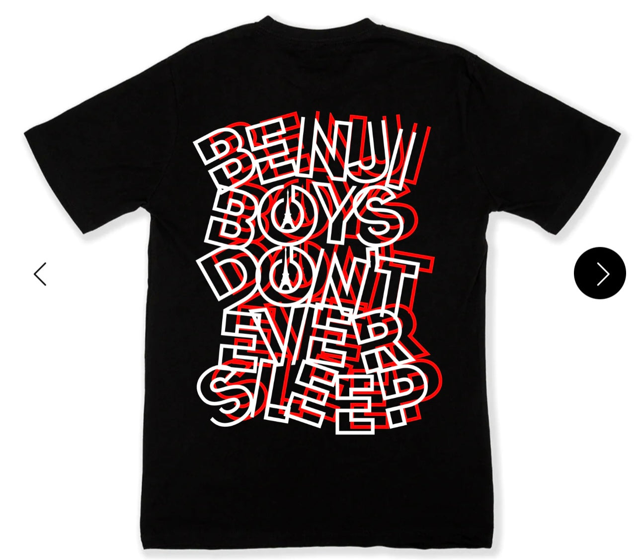 BENJIBOY$ DONT EVER SLEEP RED TEE