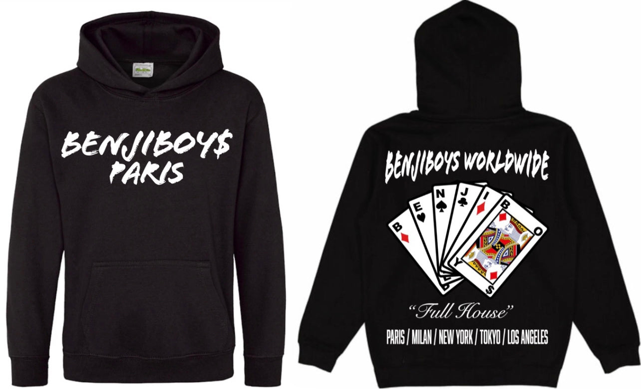 BENJIBOY$ PARIS "FULL HOUSE" HOODIE