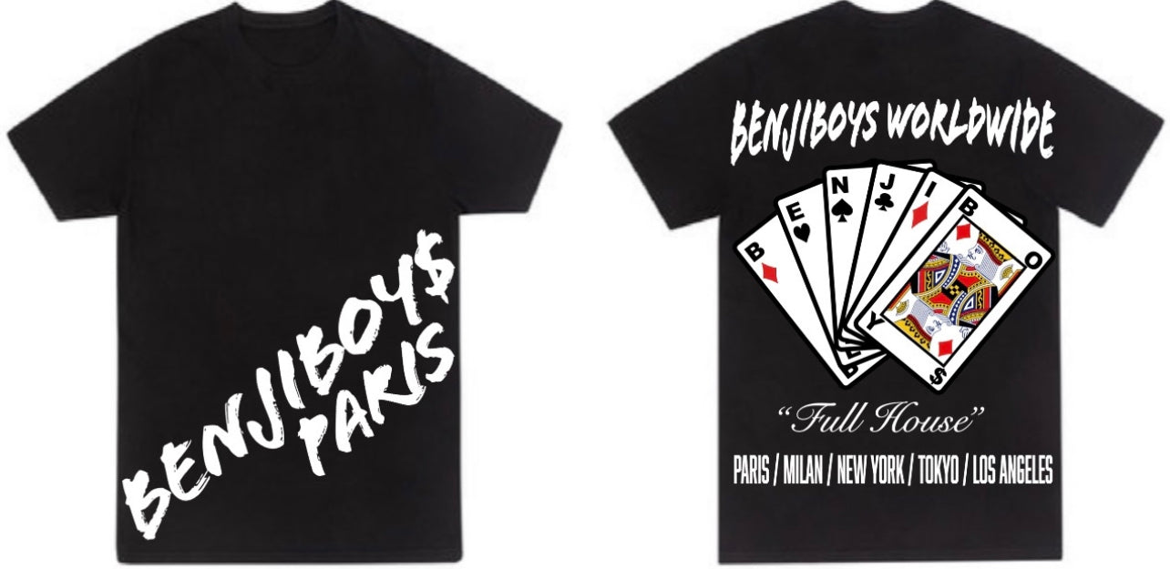 BENJIBOY$ PARIS "FULL HOUSE" TEE