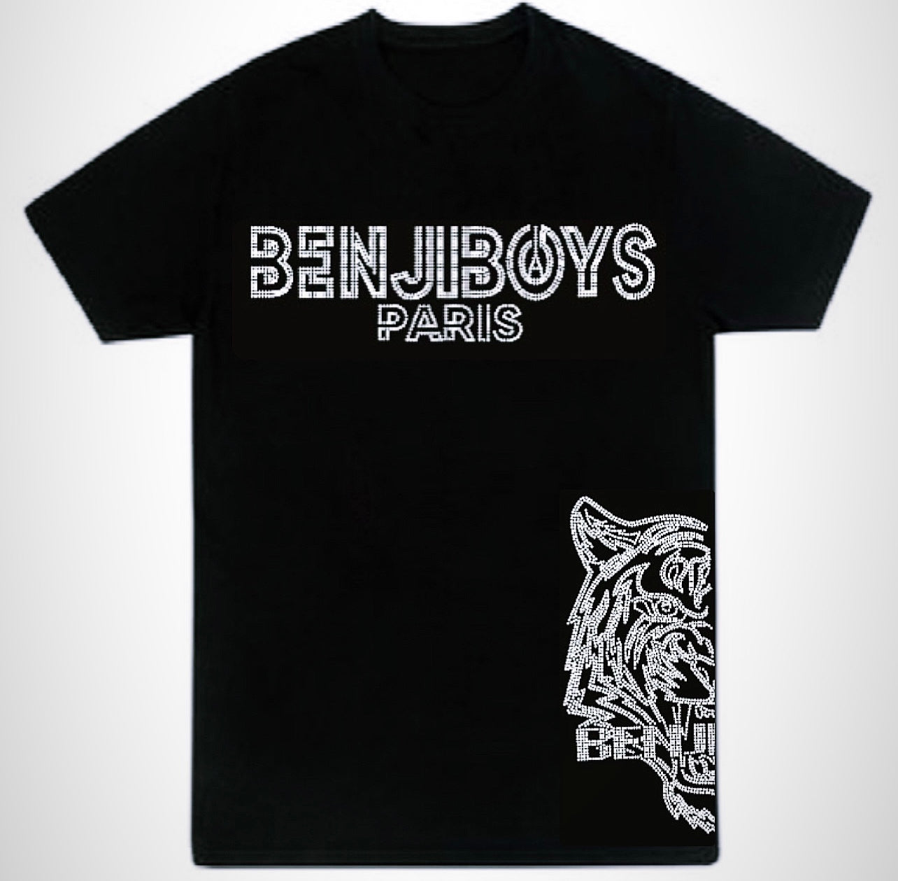 BENJIBOYS PARIS RHINESTONE TEE