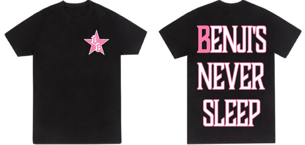 BENJI'S NEVER SLEEP TEE